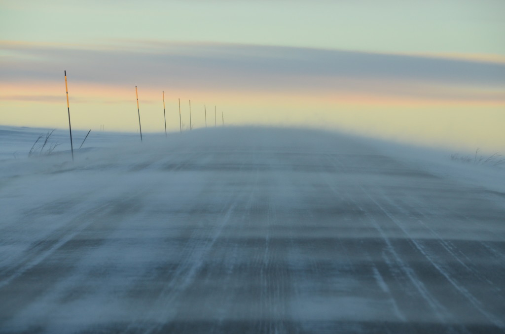 Snow drifts