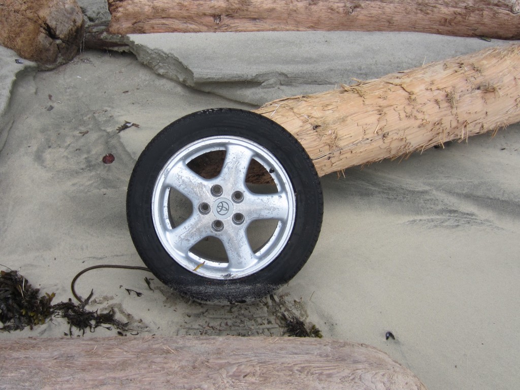 Washed up from the Tsunami in Japan