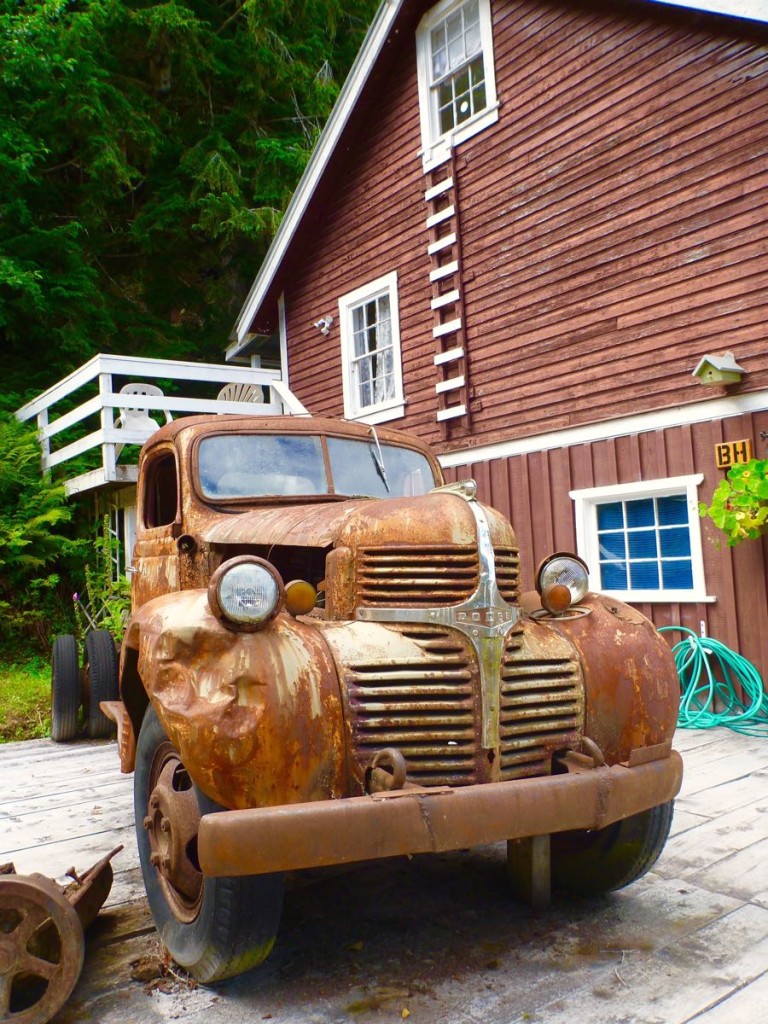 Rusty Dodge truck